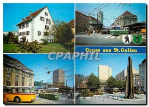 Modern Postcard St. Gallen