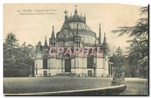 Postcard Old Chapel Dreux Saint Louis Sepulture of the Orleans Family