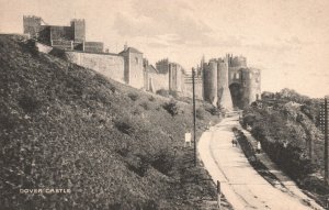 Vintage Postcard 1910's View of Dover Castle Kent England UK