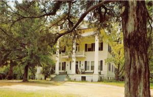 EDGEFIELD SOUTH CAROLINA BROOKS TOMPKINS HOME~BUNCOMBE STREET POSTCARD c1960s