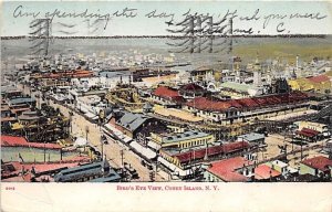 Bird's Eye View Coney Island, NY, USA Amusement Park 1906 