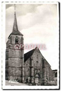 Old Postcard Around Saint Sauveur Puisaye Yonne Church of Treigny