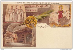 AS: R. Cavi, Souvenir Des Catacombes De St. Calliste, Via Appia Antica 33, Ro...