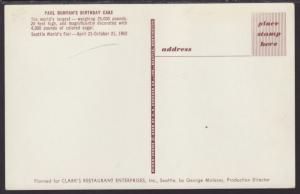 Paul Bunyan's Birthday Cake,Seattle World's Fair