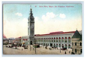 C.1900-07 Union Ferry Depot, San Francisco, Cal. Postcard P154E