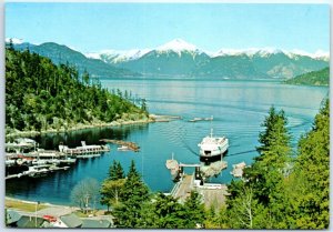 Postcard - M.V. Sechelt Queen, B.C. Ferries - Victoria, Canada