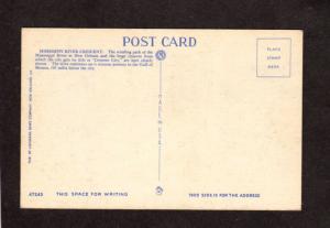 LA Mississippi River Crescent City NEW ORLEANS LOUISIANA Postcard Carte Postale