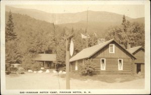 White Mountains Pinkham Notch NH Camp SHOREY 995 Real Photo Postcard