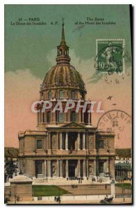 Postcard Old Paris Dome des Invalides