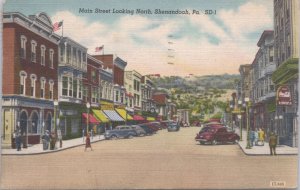 Shenandoah PA Main Street Looking North 1952