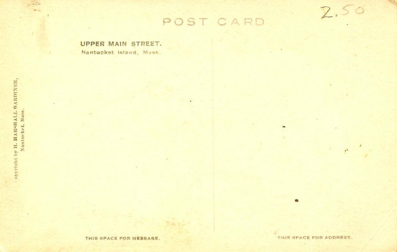 MA - Nantucket Island. Upper Main Street