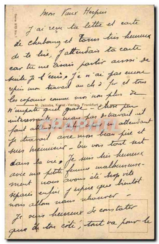 Old Postcard Mainz Rheinkal