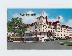 Postcard Williams Hotel Daytona Beach Florida USA