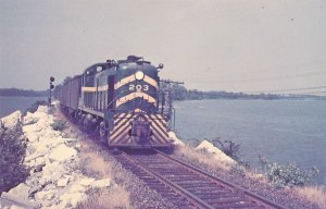 Rutland Railroad Locomotive 203 - Alco RS-3 - Lake Champlain VT, Vermont