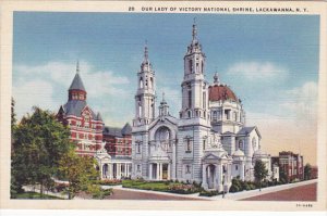 Our Lady Of Victory Shrine Lackawanna New York Curteich