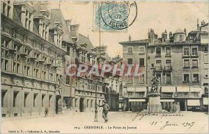 Old Postcard Grenoble Courthouse