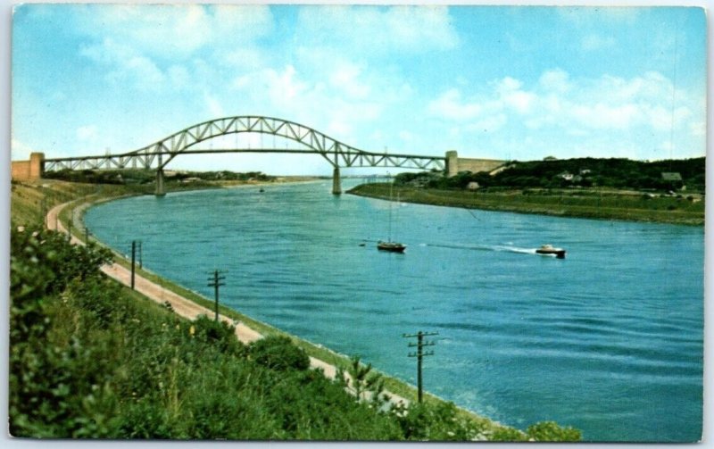 Postcard - Cape Cod Canal At Bourne, Massachusetts