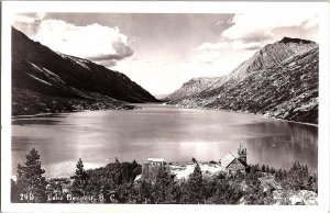 RPPC Postcard of 2nd Lake Bennett BC Canada 1950s
