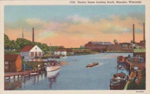 Wisconsin Kenosha Harbor Scene Looking South Curteich