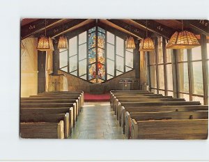 Postcard St. Timothys Memorial Chapel Southern Cross Montana USA