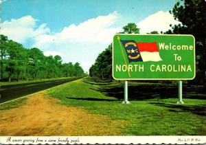 North Carolina Welcome Sign