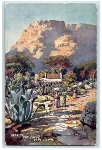 1907 Cape Town Road to the Gorge South Africa Oilette Tuck Art Postcard