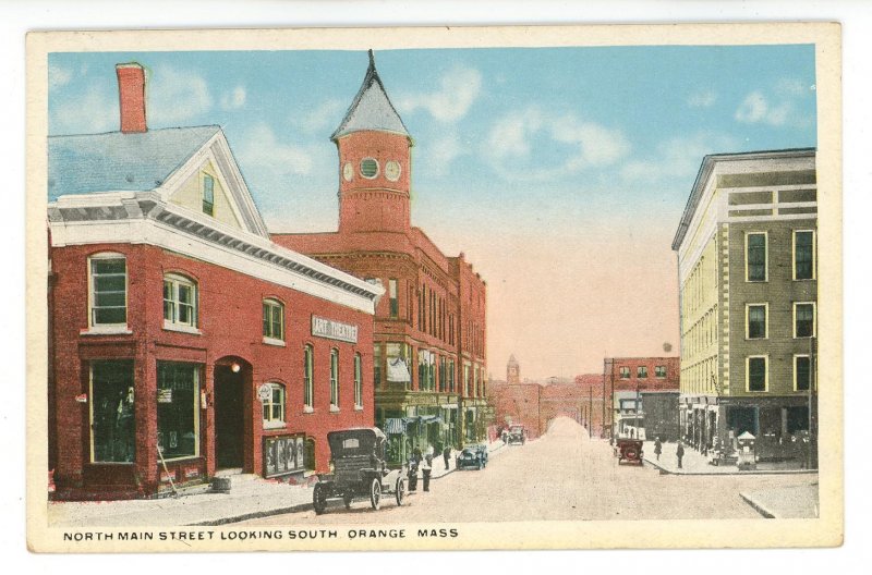 MA - Orange. North Main Street Looking South