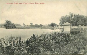 C-1910 Penn's Grove New Jersey Dancer's Pond Humphrey's Postcard 21-8344