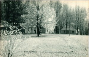 East Cottages, Camp Brosend, Newburgh IN Vintage Postcard I57