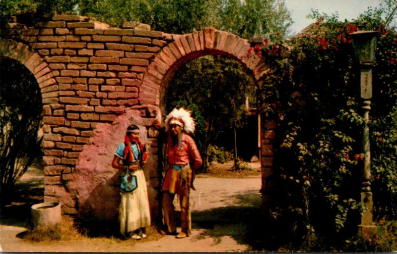 California Buena Park Knott's Berry Farm Ghost Town Indians Blue Eagle a...