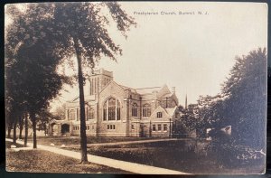 Vintage Postcard 1907-1915 (Central) Presbyterian Church, Summit New Jersey (NJ)