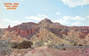 Palo Duro Canyon Capitol Peak - Amarillo, Texas TX