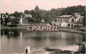 'Old Postcard Bagnoles de l''Orne A corner of Lake Casino Spa'