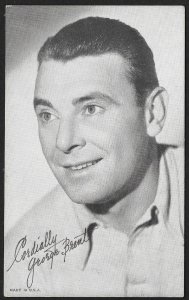 ARCADE CARD George Brent c1960s