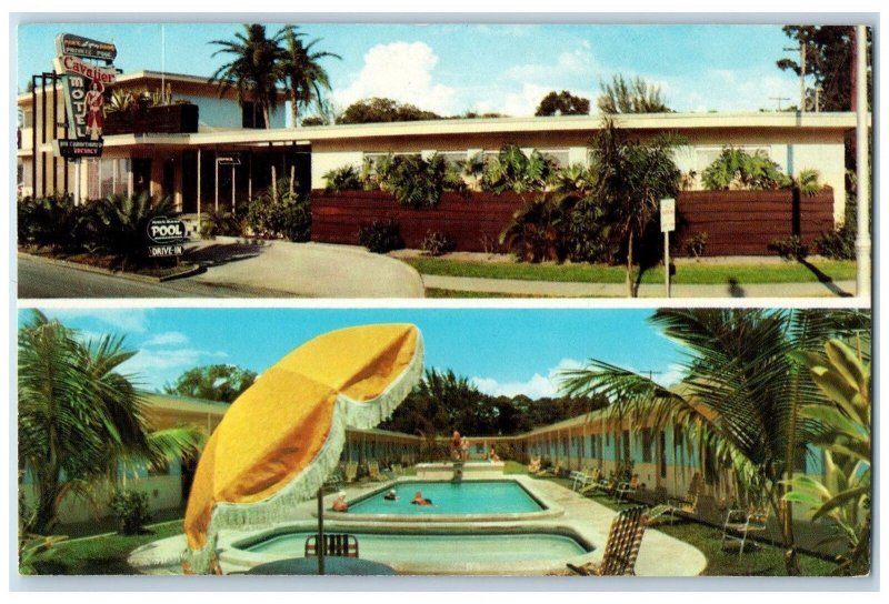 c1960's Cavalier Motel Multiview St. Petersburg Florida FL Unposted Postcard