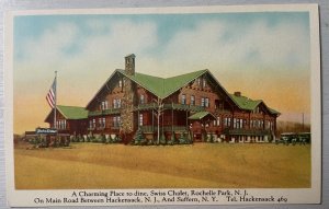 Vintage Postcard 1915-1930 Swiss Chalet Restaurant Rochelle Park New Jersey