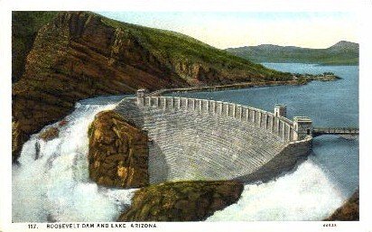 Roosevelt Dam and Lake - Arizona AZ