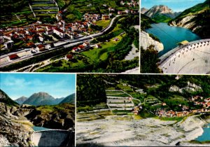 Italy Belluno Longarone Before and After Disaster In The Night Of 10 Septembe...