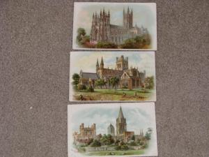 Christ Church Cathedral, Chester Cathedral, Canterberry Cathedral, Unused