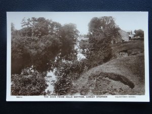 Cumbria KIRBY STEPHEN The Eden from Hills Bottom - Old RP Postcard by Valentine