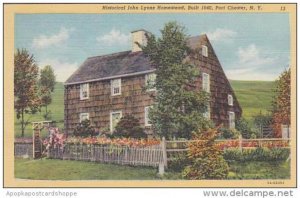 New York Port Chester Historical John Lyons Homestead Built 1640