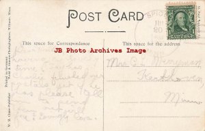 MN, Spicer, Minnesota, Green Lake Mill, 1908 PM, St Paul Souvenir