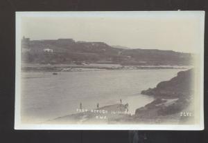 RPPC FORT ATTOCK PAKISTAN NWF VINTAGE MILITARY REAL PHOTO POSTCARD