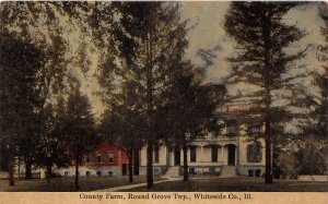 J73/ Round Grove Twp Illinois Postcard c1910 Whiteside County Farm  316