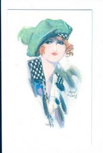 LP06       Beautiful woman ,Hat, Rene Meras,  Alpha,   