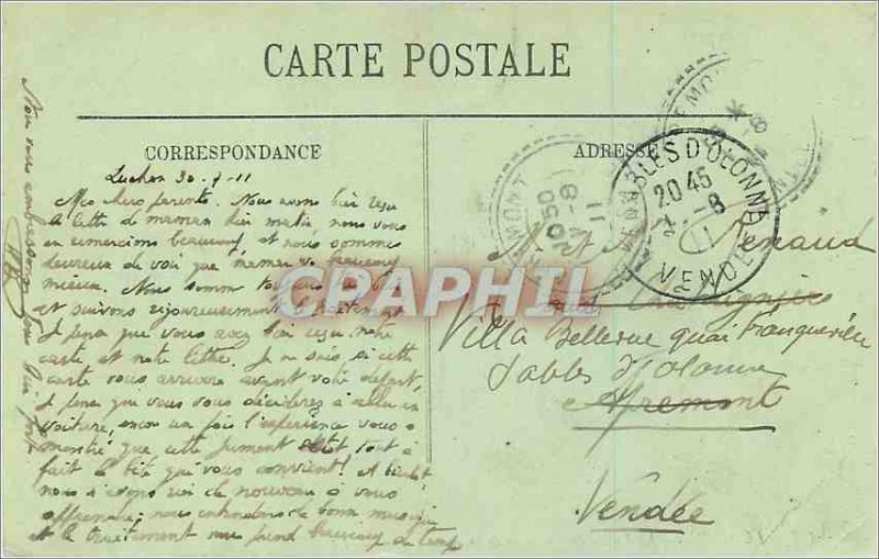 'Old Postcard Luchon La Vallee du Lys View of the Rue d''Enfer'