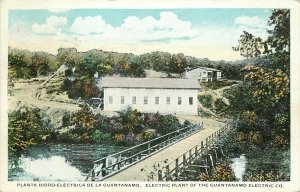 1920s Postcard; Hydro-Electric Plant of Guantanamo Electric Co. Cuba posted