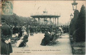 CPA ANGERS-Le Jardin du Mail un jour de Musique militaire (127650)