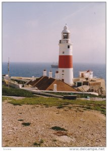 Lighthouse, British Rock, GIBRALTOR, 40-60s