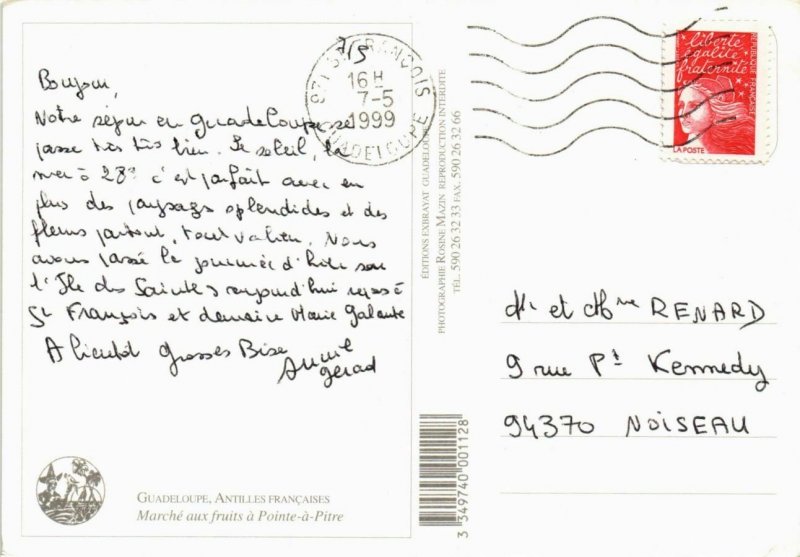 CPM Pointe a Pitre- Marche aux fruits GUADELOUPE (880032)